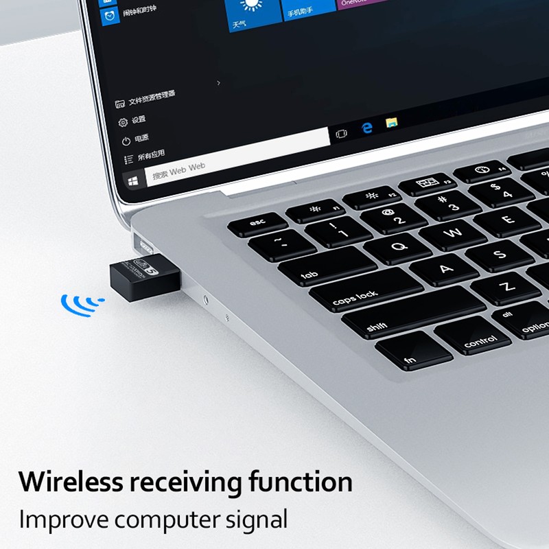 2.4G 5G AC1300Mbps Wireless Network Card USB Adapter Dual Band
