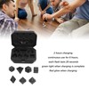 7pcs Light Up LED Dice Set Glowing Polyhedral Dice with