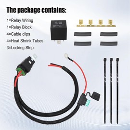 68269523AD Fuel Pump Relay Bypass Wiring Kit Fits for 2011 2012 2013 Dodge Durango for 2011 Jeep Grand Cherokee for Ram 1500 2011 for Chrysler Town Country for 2011 Dodge Grand Caravan CBWPR091AA