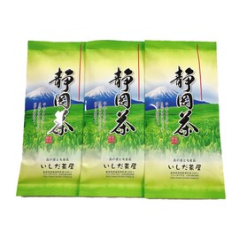 Ishida Chaya Tea Leaves Shizuoka Tea 3.5 oz (100 g) x 3 Bags 100 g x 3 Bags 100g Tea Leaves Tea Leaves Green Tea Catechin Green Tea Deep Steamed Tea Commercial Use