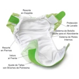 Pañales Ecopipo Amarillo Unitalla 0-3 Años