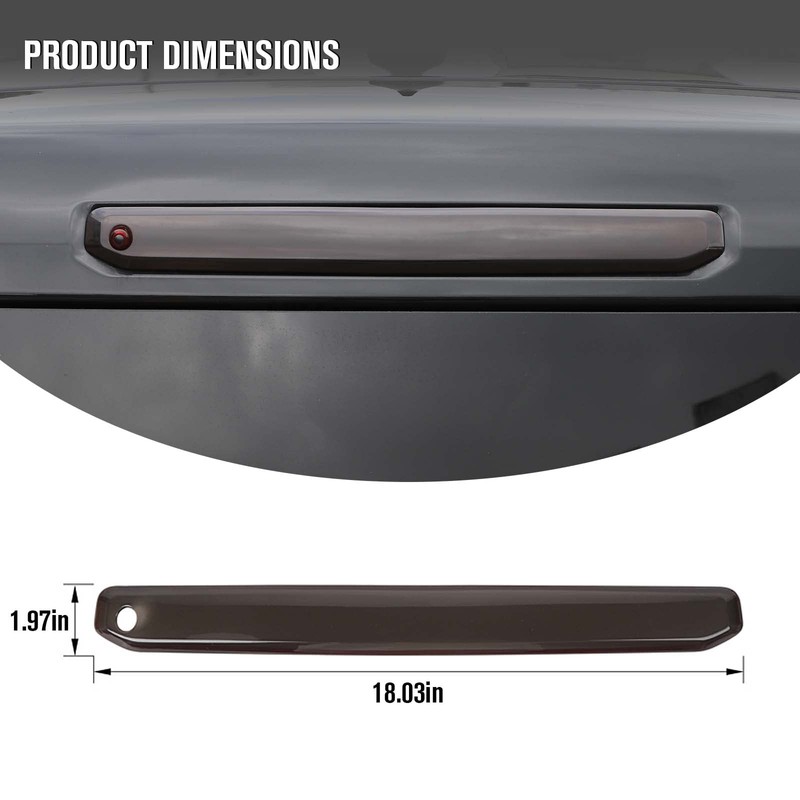 Jimen Compatible with Ford Bronco Sport 2021-2023, 3rd Brake Light