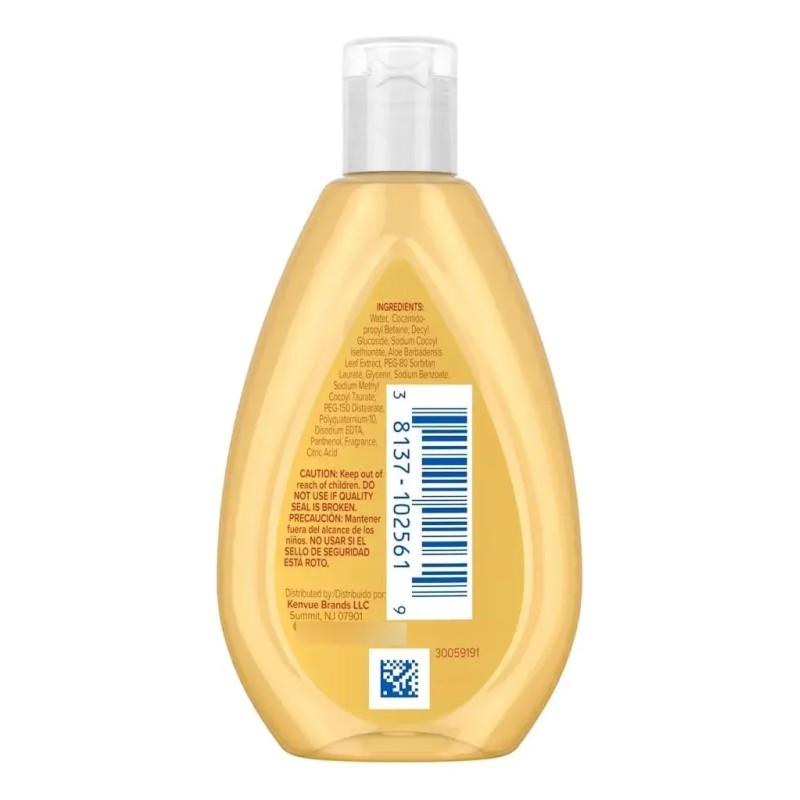 Shampoo Johnson's Baby Sin Lágrimas, Fórmula Suave, Viaje
