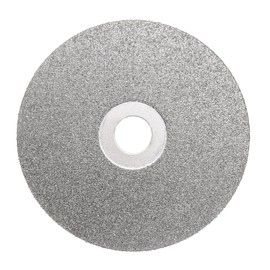 HARFINGTON Diamond Flat Lap Disc 4" x 5/8" Arbor 80 Grit Abrasive Diamond Coated Grinding Wheel for Grinding Sanding Lapping Polishing Ceramics, Glass, Stones, Gemstone