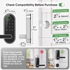 Keyless Entry Fingerprint Digital Smart Lock with Handle & Keypad: