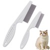 GXGM Pack of 2 Flea Combs for Dogs and Cats,
