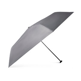 Mini Folding Umbrella for Women Ultralight (Only 115g) SUN&RAIN. Sun Protection SPF 50+ PLUS. Windproof System (Wind Proof). Manual Open. (Grey), gray