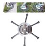 6 Inch Premium Indestructible Trimmer Head for Electric Battery Powered