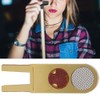Aluminium Alloy Multifunction Gold U shape Billiards Pool Cue Tip