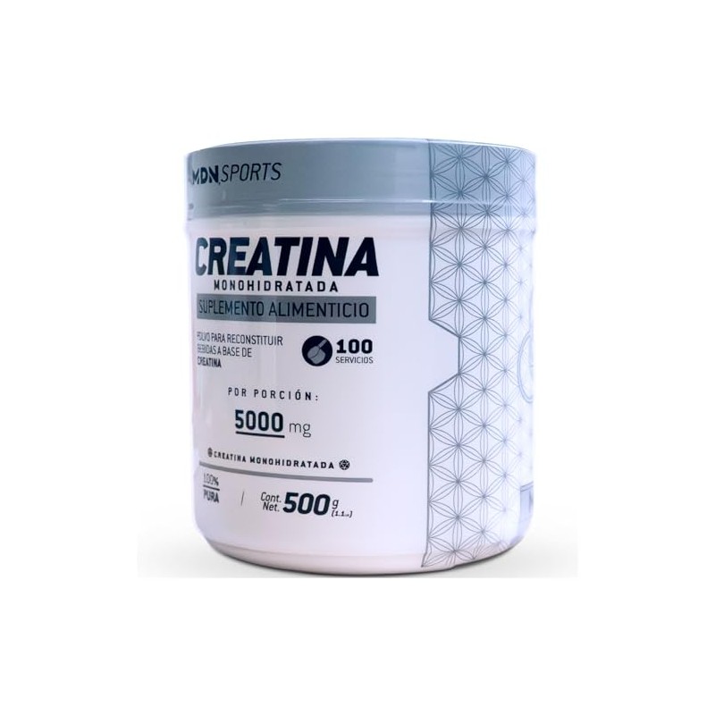 MDN SPORTS Creatina Monohidratada 100% | Pura 500g | 100