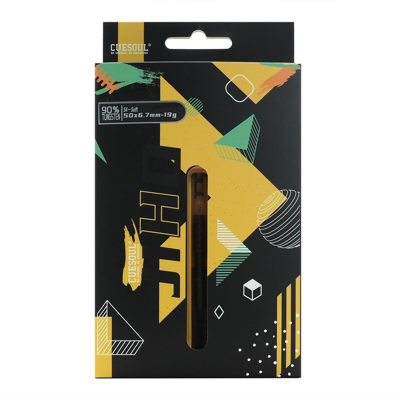 CUESOUL JIHO S4 19g Soft Tip 90% Tungsten Dart Set