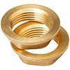 Brass Replacement 3/4" BSP Flanged Metal Bath Tap Backnut -