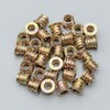 60 PCS Threaded Insert Nuts,Hex Socket Screw-in Nuts for Wooden