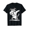 Dabbing Schnauzer Dab Dance Cane Maglietta