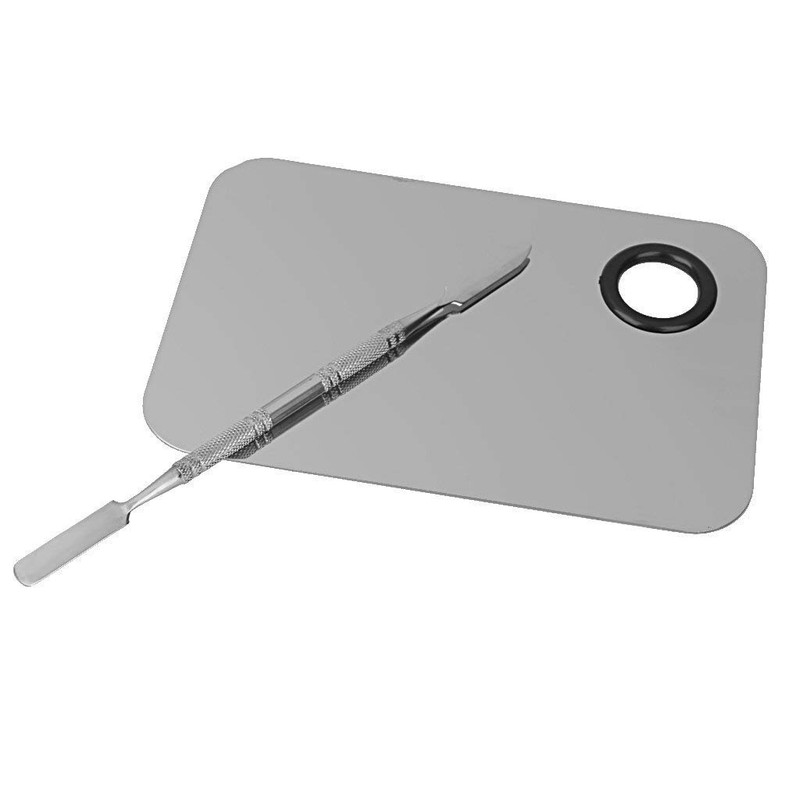 Brain Freezer Shiny Makeup Palette With Stainless Steel Round Shape