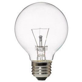 Yazawa Corporation GC100V57W70 Ball Bulb, 60 W Shape, Diameter 2.8 inches (70 mm), Clear