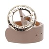 VALENTINO Hampton Pin Buckle Belt W75 Beig/Oro - kürzbar