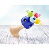 Selecta 61062 Girali Colori, Handle Wooden Grasping Toy, 10 cm,