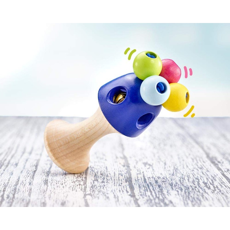 Selecta 61062 Girali Colori, Handle Wooden Grasping Toy, 10 cm,