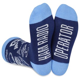 InnoBeta Amature Ham Radio Gifts for Christmas & Birthday, One Size Crew Socks