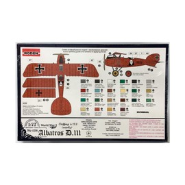 Roden Albatros D.III Oeffag S.153 German Sesquiplane Fighter Airplane Model Kit