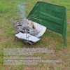 Campfire Windshield Barbecue Windshield Cloth Campfire Windproof Screen Outdoor Bonfire