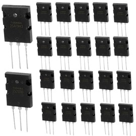 10 Pairs Black Power Matched Transistors 2SA1943 2SC5200 for High Performance