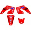 Honda 2000 2001 HONDA GRAPHICS CR125/250 MX DECALS STICKERS 21MIL