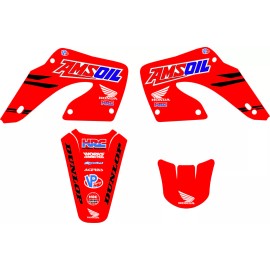 Honda 2000 2001 HONDA GRAPHICS CR125/250  MX DECALS STICKERS 21MIL THICK GLOSS FINISH