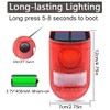 LEDHOLYT 2 Solar with Sound Strobe Light, Wall Mounted Outdoor