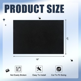 Ripeng 4 Pcs 12"x18"x5/8" Air Filter Foam Sheet Material 60 PPI for Motorcycles, Dirt Bikes, Classic Cars, ATV, UTV, SXS, Small Engines