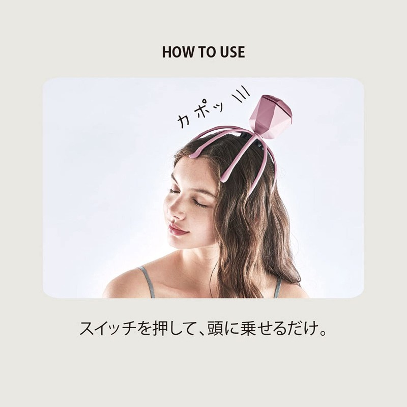 Atex Lourdes AX-KXL3510pk Sonic Head Spa Eililang 2 Scalp, Pink