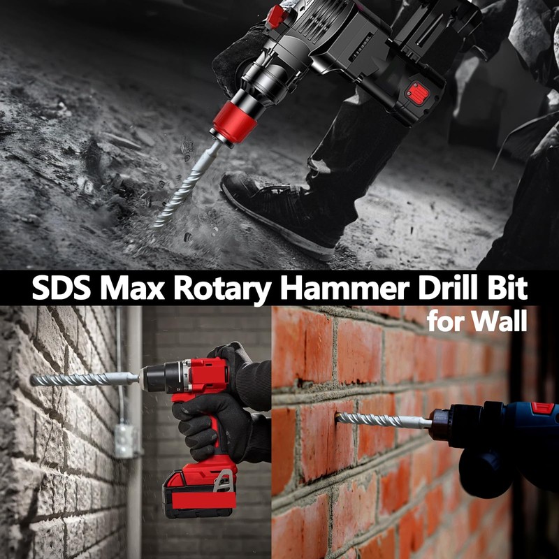 1-1/2 x 18 inch SDS Max Rotary Hammer Drill Bit,