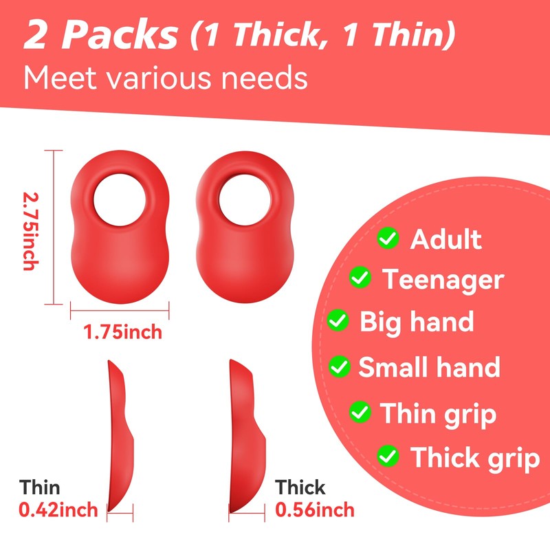 2 Pack Batter's Baseball Thumb Guard for Pro Batters, Hitter