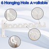 dancrul Wall Mounted Clothes Drying Rack, Wall Clothes Hanger Hook