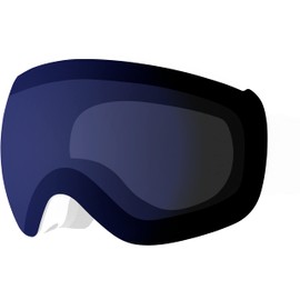 Retrospec Dipper Plus Kids’ Ski & Snowboard Snow Goggle Lens for Children, Interchangeable Magnetic Spherical Lens - Anti-Fog and OTG Design for Skiing and Snowboarding