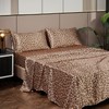 AiMay 4 Piece Queen Size Satin Bed Sheet Set Deep