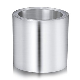 Lounsweer 4'' x 50' Aluminum Roll Flashing for Roof and Garden, Prevents Roofing Stains, Roof Strip for Moss and Mildew Prevention (1 Roll)