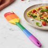 Cooking With Pride Non-Stick Scraper Spatula, Heat-Safe Silicone With Iron