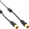 InLine 69450p 0.5 m Black – COAXIAL CABLE, COAXIAL (IEC
