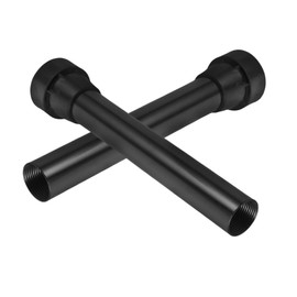 Sosoport 2pcs Floor Mat Trampoline Replacement Legs with Covers Trampoline Safety Pad Trampoline Leg Cap Replacement Trampoline Parts Trampoline Replacement Cover Black Rubber