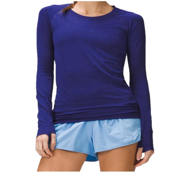 lululemon Swiftly Tech Long Sleeve Crew (Cerulean Blue, 12)
