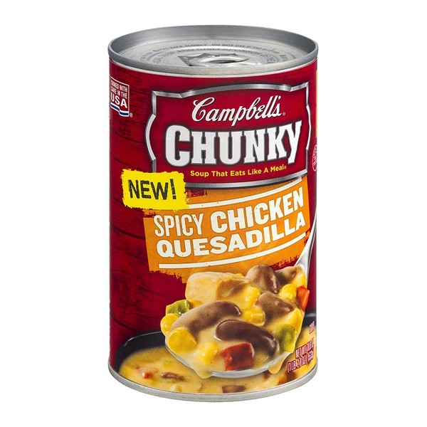 Campbell's Chunky Soup Spicy Chicken Quesadilla 18.8 OZ (Pack of 12)