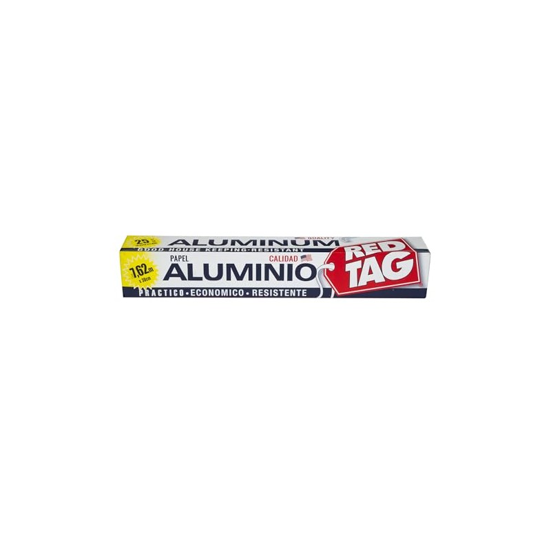 Red Tag papel alumimnio de 7.62m x 30cm