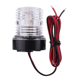 GOTOTOP 12V Marine Boat Yacht Navigation Boat Light 360° Round White LED Anchor Light Signal Light Waterproof