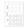 2026 Monthly Refills for 11-Disc Planners, Monthly Calendar for Big