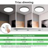 hepside 15.8INCH 2Pack Big Dimmable Flush Mount Ceiling Light Fixture