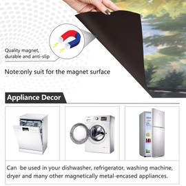 Takiito Dishwasher Magnet Cover, Horses Painting Magnet Sticker Fridge Panel Decal for Home Kitchen Decor, 23x26 in