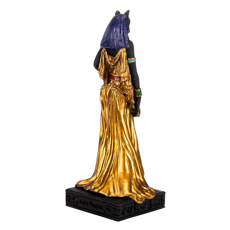 BEAUTIFUL GREEK STATUES Bastet Egyptian Goddess Resin Figurines Hand Painted