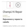 Shampoo Salerm Cabello Dañado Y Deshidratado Hi Repair 1 L